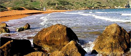 Wildromantisches Gozo - Strand bei Xaghra
